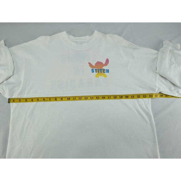 Disney Stitch Spirit Jersey Adult Medium White‎ Disney Store Long Sleeve Lilo - Picture 8 of 14